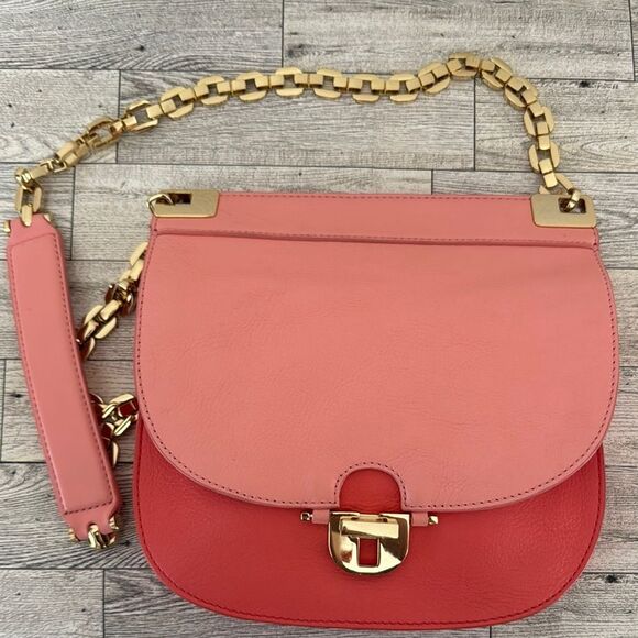 Tory Burch Simon Utility Pouch Leather Crossbody - Picture 1 of 15